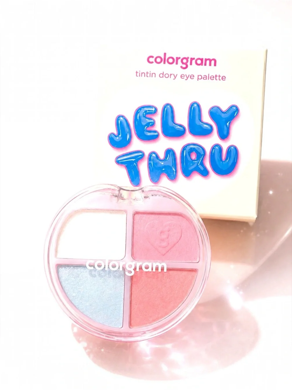 Colorgram Tintin Dory Eye Palette Jelly Thru K-Beauty Eyeshadow NIB NWT